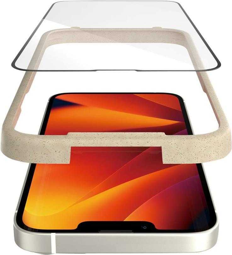 PanzerGlass - Bildschirmschutz für Handy - ultra-wide fit - Glas - Rahmenfarbe schwarz - für Apple iPhone 13, 13 Pro, 14 (2783)