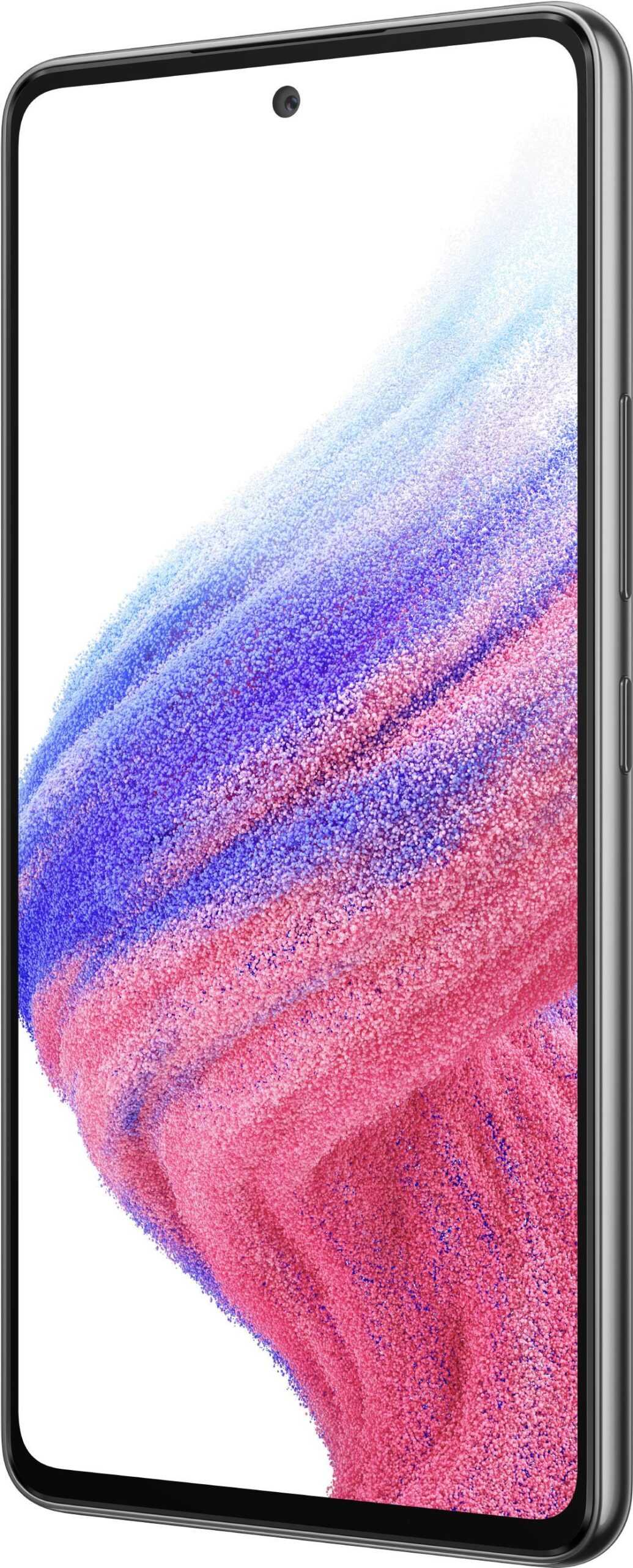 Samsung Galaxy A53 5G SM-A536B 16,5 cm (6.5 ) Hybride Dual-SIM Android 12 USB Typ-C 6 GB 128 GB 5000 mAh Schwarz (SM-A536BZKNEUB)