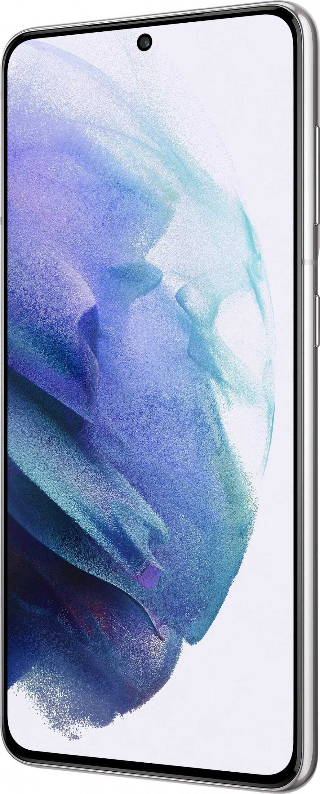 Samsung Galaxy S21 5G SM-G991B 15,8 cm (6.2 ) Dual-SIM Android 11 USB Typ-C 8 GB 128 GB 4000 mAh Weiß (SM-G991BZWDEUB)