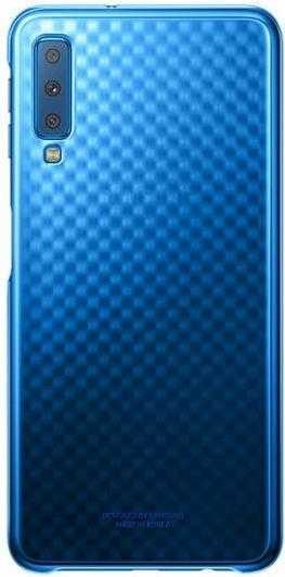 Samsung Gradation Cover EF-AA750 - Hintere Abdeckung für Mobiltelefon - Blau - für Galaxy A7 (2018)