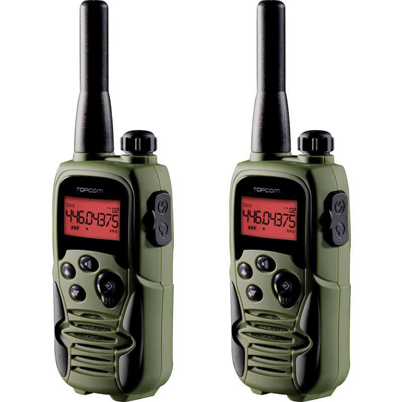 Twintalker 9500 Airsoft Edition RC-6406 PMR-Handfunkgerät 2er Set - Topcom