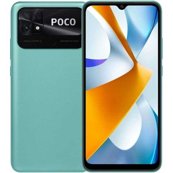 Xiaomi Poco C40 64 GB / 4 GB - Smartphone - coral green Smartphone (6,7 Zoll, 64 GB Speicherplatz)
