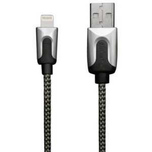 XtremeMac HQ Premium Lightning-Kabel 2m Silber Smartphone-Kabel, USB Typ A, Apple Lightning, Lightning-Stecker Laden + Datenkabel für Apple iPhone, iPad und iPod