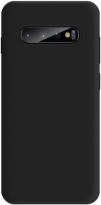 eSTUFF - Hintere Abdeckung für Mobiltelefon - Silikon - Schwarz - für Samsung Galaxy S10e