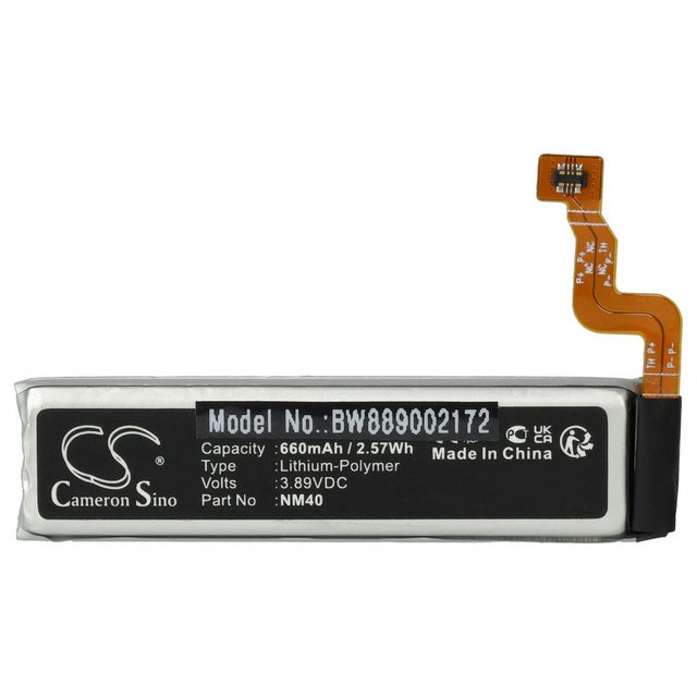 vhbw Ersatz für Motorola NM40, SB18D44720 für Smartphone-Akku Li-Polymer 660 mAh (3,89 V)