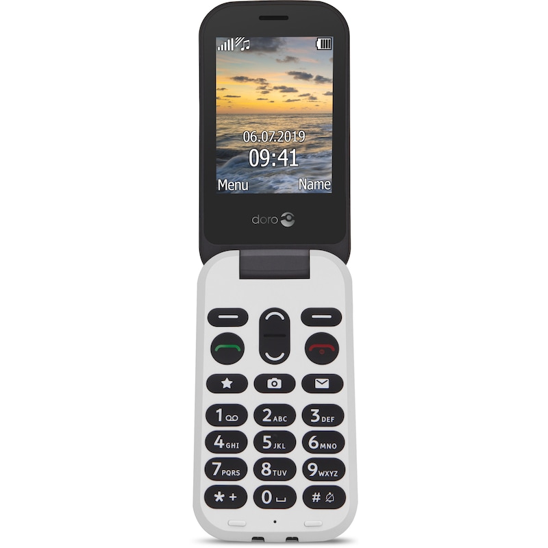 Doro 6060 Mobiltelefon schwarz