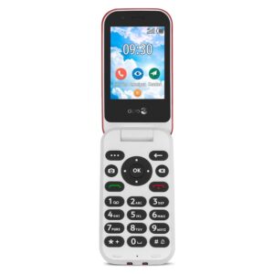 Doro 7030 Mobiltelefon rot-weiß