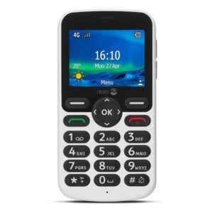 Doro 5860 Mobiltelefon schwarz-weiß