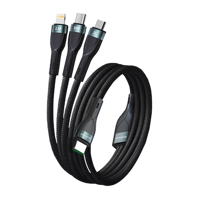 4smarts USB-C PremiumCord Multi 60W 1,5m – schwarz