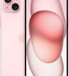 Apple iPhone 15 Plus - 5G Smartphone - Dual-SIM / Interner Speicher 512GB - OLED-Display - 6,7 - 2796 x 1290 pixels - 2 x Rückkamera 48 MP, 12 MP - front camera 12 MP - pink (MU1J3ZD/A)