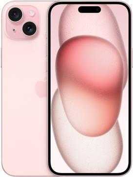 Apple iPhone 15 Plus - 5G Smartphone - Dual-SIM / Interner Speicher 512GB - OLED-Display - 6,7 - 2796 x 1290 pixels - 2 x Rückkamera 48 MP, 12 MP - front camera 12 MP - pink (MU1J3ZD/A)