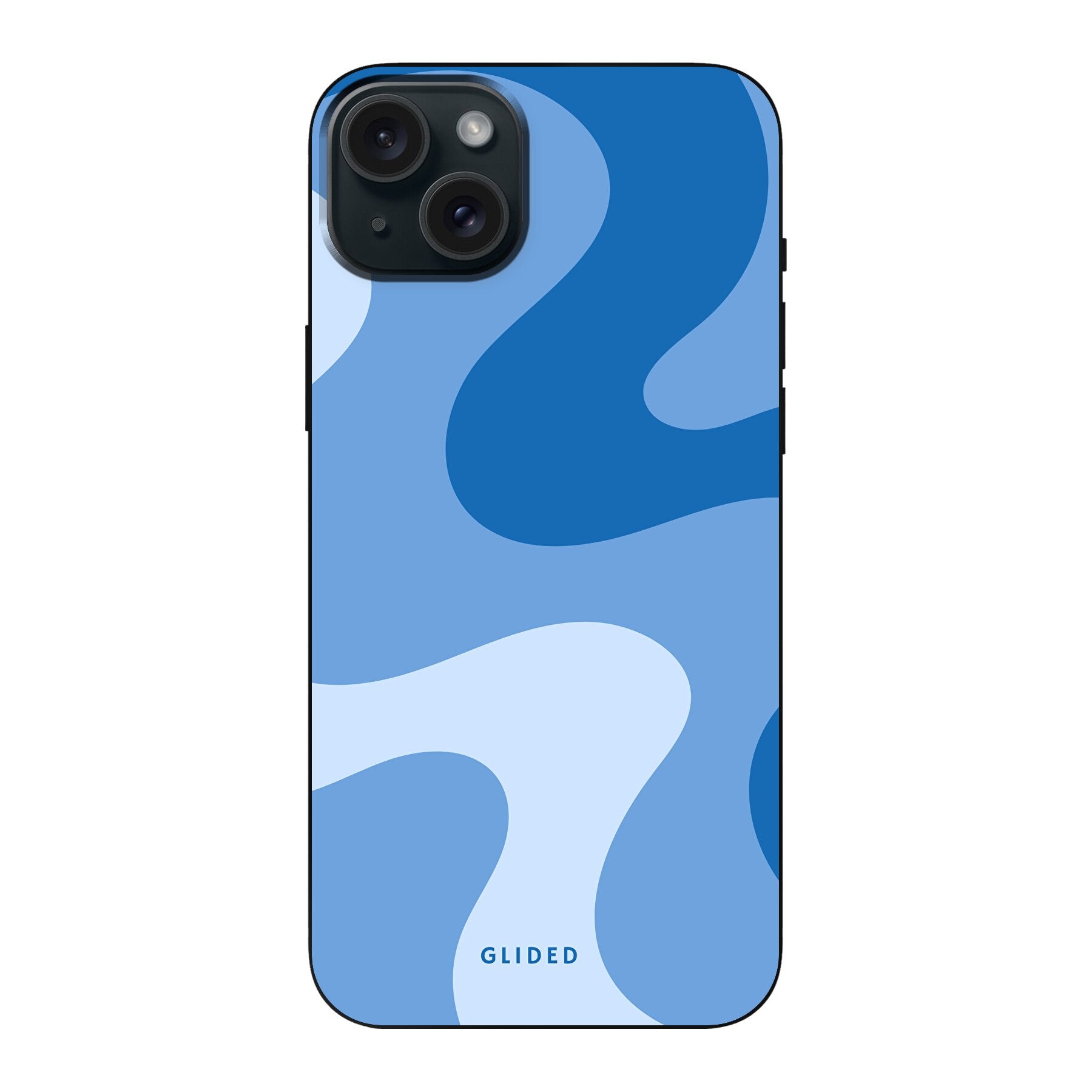 Blue Wave – iPhone 15 Plus Handyhülle – Hard Case