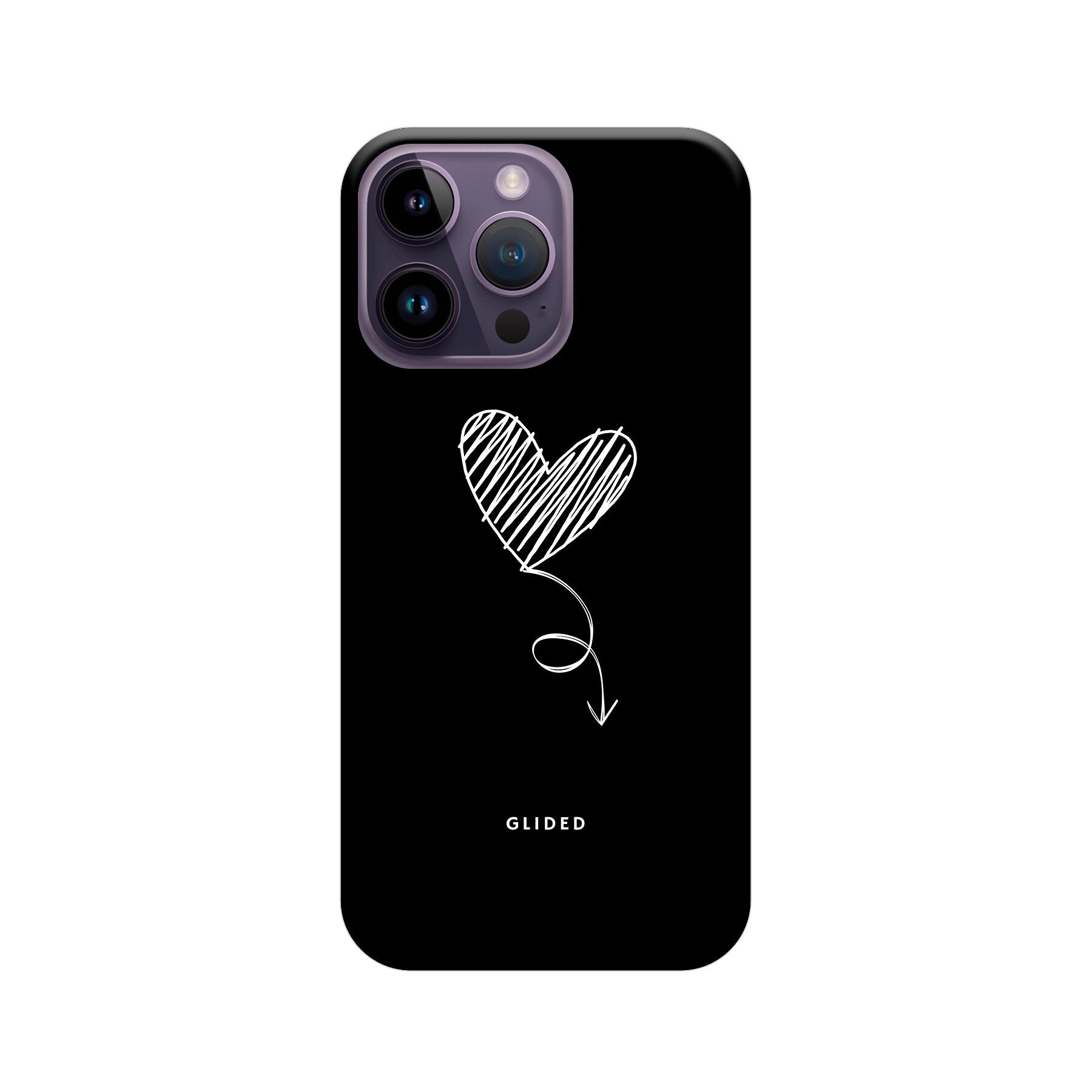 Dark Heart – iPhone 14 Pro Max Handyhülle – Hard Case