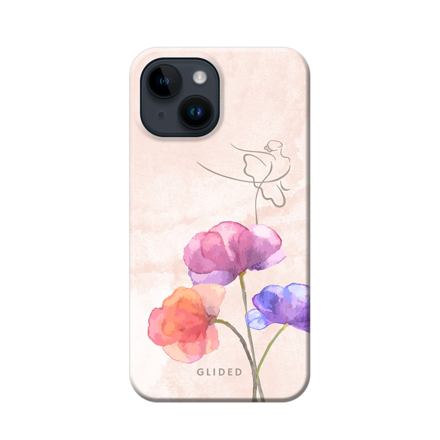 Blossom – iPhone 14 Handyhülle – Crossbody case mit Band