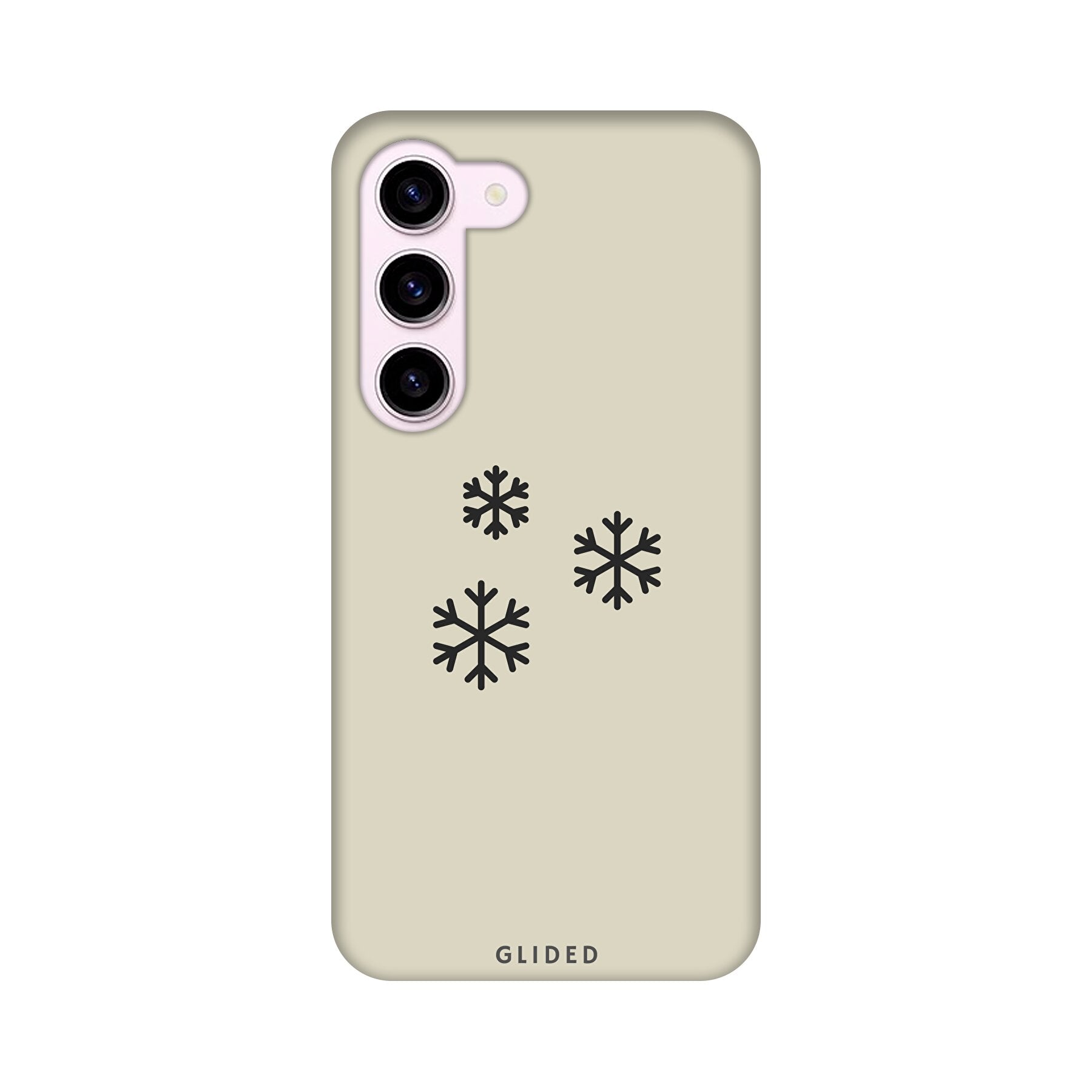 Snowflakes – Samsung Galaxy S23 Handyhülle – Biologisch Abbaubar