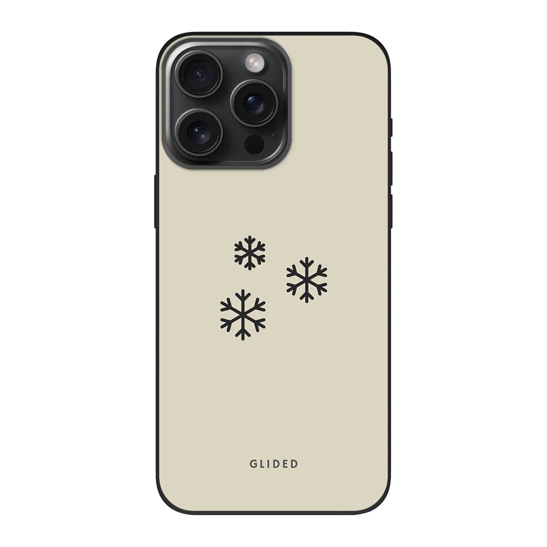 Snowflakes – iPhone 15 Pro Handyhülle – Crossbody case mit Band