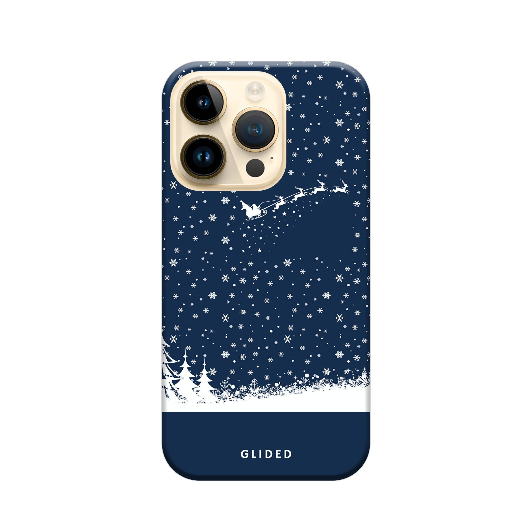Flying Santa – iPhone 15 Pro Handyhülle – Hard Case
