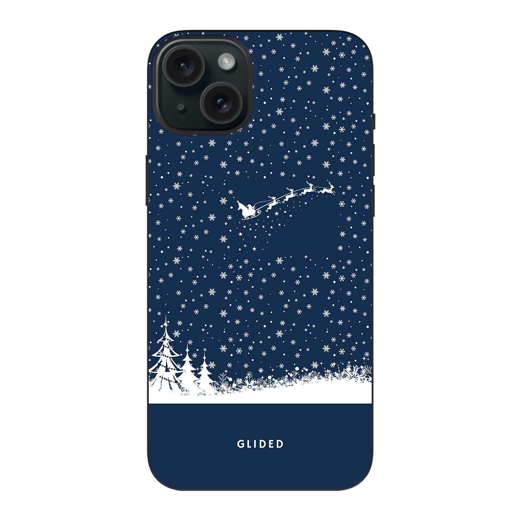 Flying Santa – iPhone 15 Plus Handyhülle – Hard Case