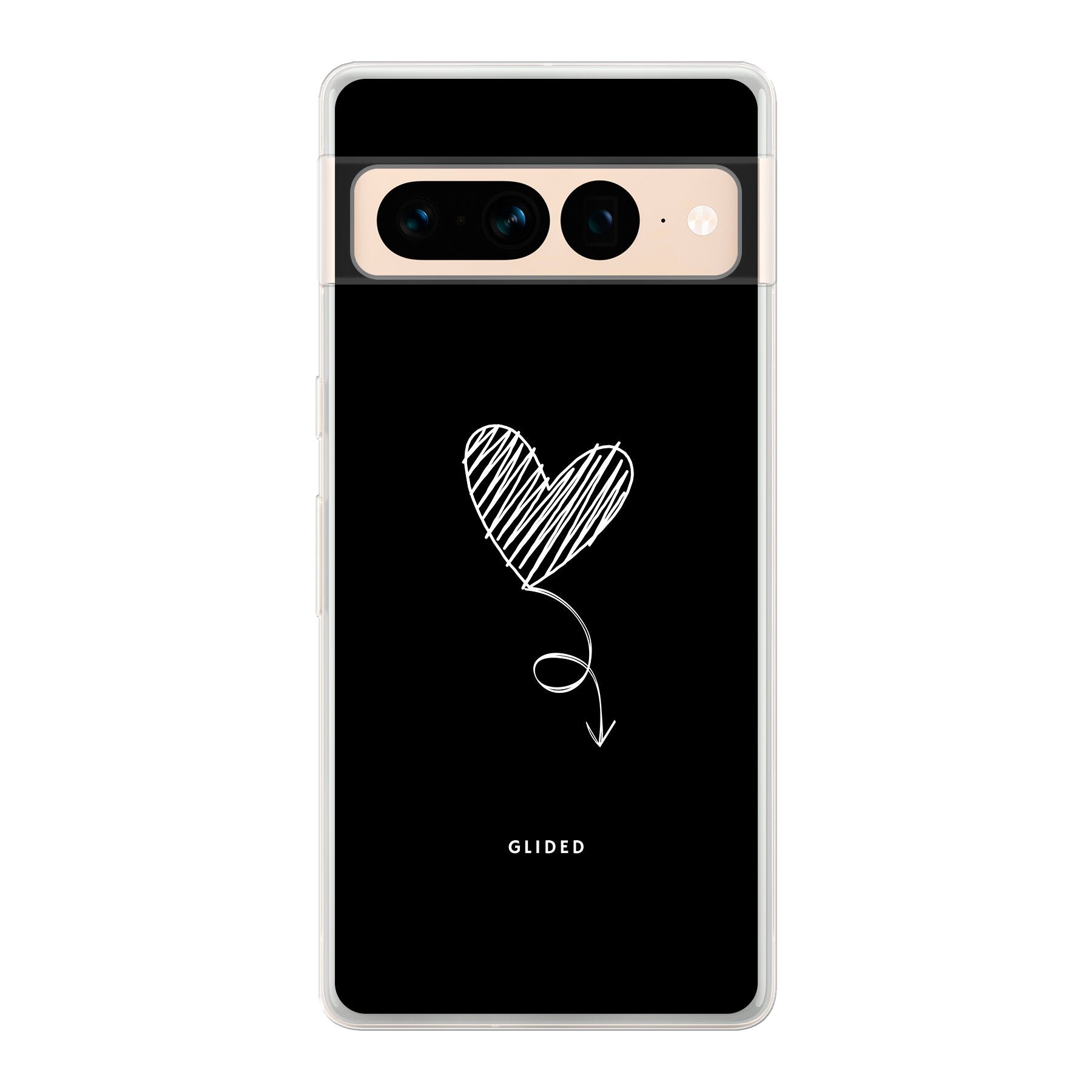 Dark Heart – Google Pixel 7 Pro Handyhülle – Soft case
