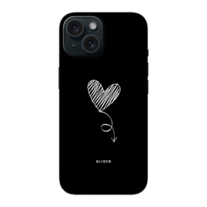 Dark Heart - iPhone 15 Handyhülle - Hard Case