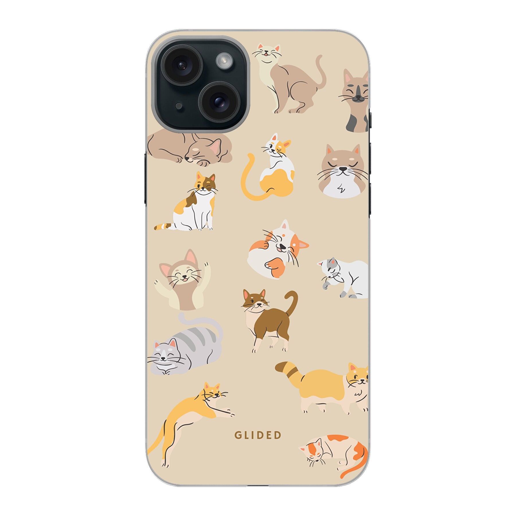 Meow – iPhone 15 Plus Handyhülle – Hard Case