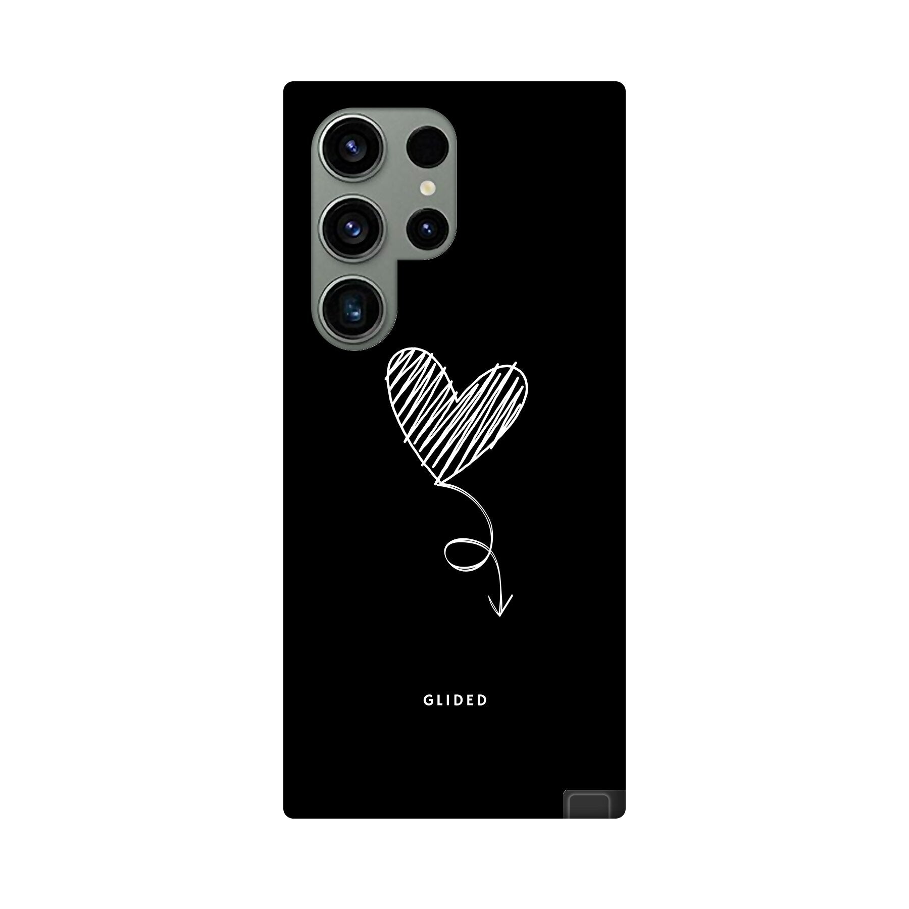 Dark Heart – Samsung Galaxy S23 Ultra Handyhülle – Biologisch Abbaubar